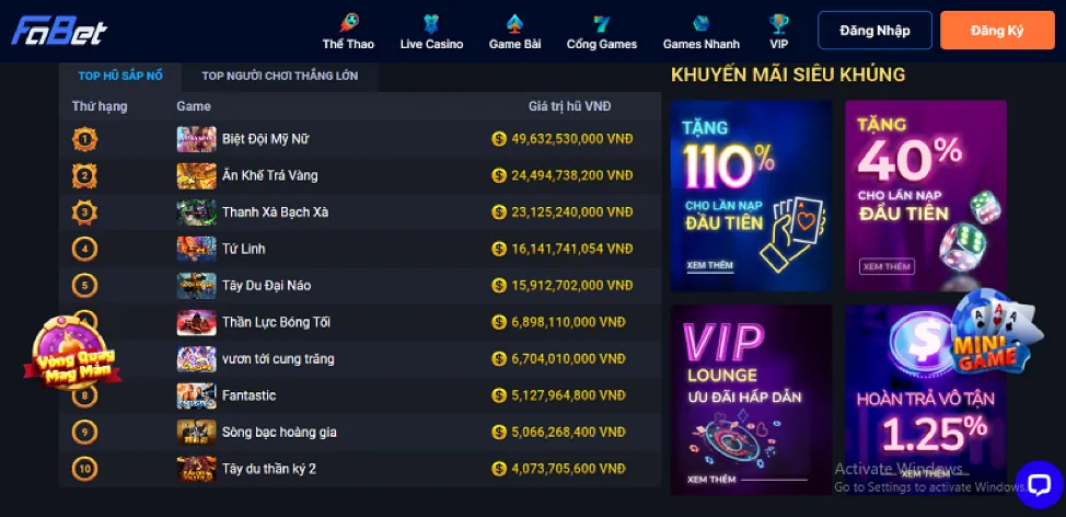 Hình ảnh game Nổ Hũ với chủ đề thần thoại và vòng quay bonus hấp dẫn
